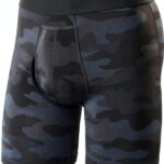 Boxer multi-sport SAXX Camouflage Noir Délavé - Slim Fit S/L/XL-0