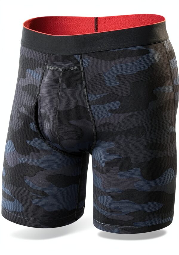 Boxer multi-sport SAXX Camouflage Noir Délavé - Slim Fit S/L/XL-0
