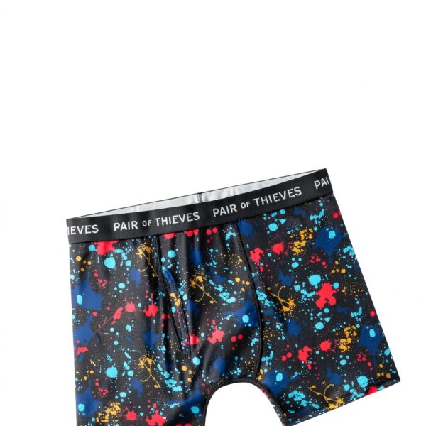 Arches Boxer Brief Homme Caleçon Respirant Gris/Noir-1