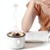 Humidificateur Trsaow Volcan 360 ml Diffuseur d'arômes avec veilleuse-1