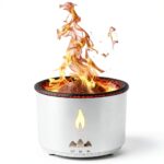 Humidificateur Trsaow Volcan 360 ml Diffuseur d'arômes avec veilleuse-0