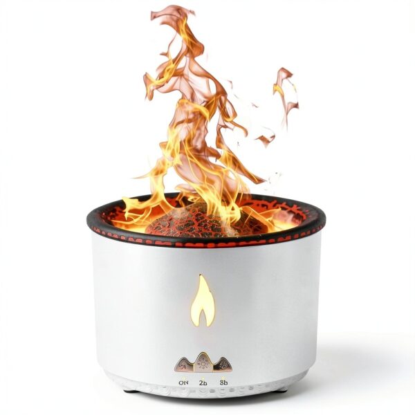 Humidificateur Trsaow Volcan 360 ml Diffuseur d'arômes avec veilleuse-0