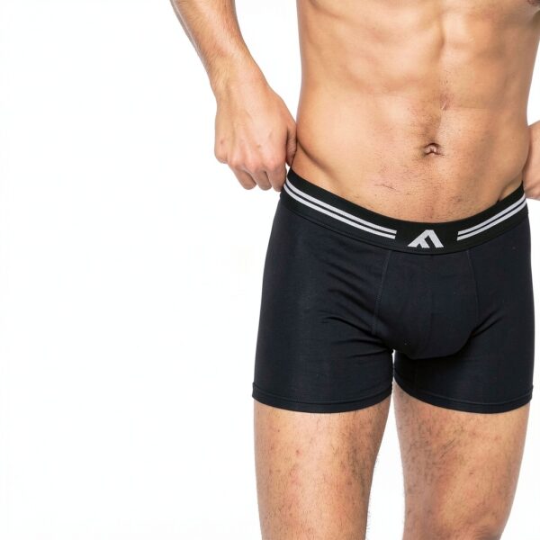 Boxer en bambou FM London - Lot de 5 doux, coupe élastique, sans-3