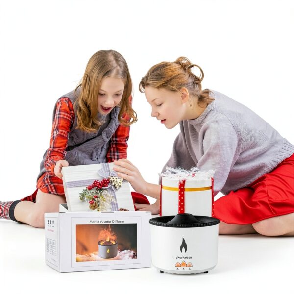 Humidificateur Trsaow Volcan 360 ml Diffuseur d'arômes avec veilleuse-8