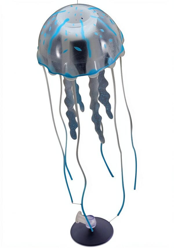 Aquarium Meduse Artificielle BestMall_FR Décoration aquarium bleu-0
