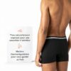 Boxer en bambou FM London – 5 doux, coupe élastique, sans étiquette-2