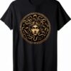 Tête de Méduse Mythe Gorgone Cheveux de serpent T-Shirt-0