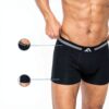 Boxer en bambou FM London – 5 doux, coupe élastique, sans étiquette-3