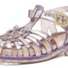 Sandale fille Méduse PVC rose pailleté modèle 274 tailles 18-38 EU-0