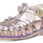 Sandale fille Méduse PVC rose pailleté modèle 274 tailles 18-38 EU-0