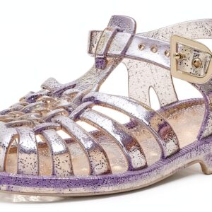Sandale fille Méduse PVC rose pailleté modèle 274 tailles 18-38 EU-0