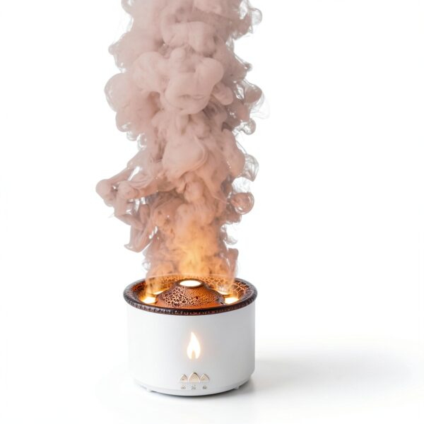 Humidificateur Trsaow Volcan 360 ml Diffuseur d'arômes avec veilleuse-2