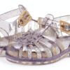 Sandale fille Méduse PVC rose pailleté modèle 274 tailles 18-38 EU-6