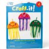 Assiettes Décoratives Baker Ross - Kit créatif Méduses, lot de 4-5