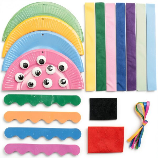 Assiettes Décoratives Baker Ross - Kit créatif Méduses, lot de 4-1