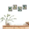 Affiche murale océan CREATCABIN 4 pièces Toile 25x20 cm Sans cadre-6