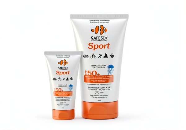 SAFE SEA - Crème Solaire Sport contre les Piqûres de Méduses FPS 50+ - Formule Végane - Très Résistante à l'Eau - Haute Protection Solaire pour Sportifs - Adaptée aux Peaux Sensibles - Format 100 ml-6