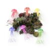 Méduses décoratives en silicone YWNYT –Lot de 18, 6 couleurs, aquarium-6