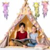 Mineup Lot de 6 Lanternes Méduses à Suspendre, Lanterne Méduse Lumineuse, Lampe à Suspendre en Forme de Méduse, Veilleuse créative à suspendre pour la naissance des enfants-2