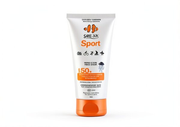 SAFE SEA - Crème Solaire Sport contre les Piqûres de Méduses FPS 50+ - Formule Végane - Très Résistante à l'Eau - Haute Protection Solaire pour Sportifs - Adaptée aux Peaux Sensibles - Format 100 ml-2
