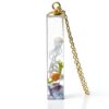 Méduse 3D Fond marin Brillent dans le Noir Jellyfish Cube Résine Plaqué Or 18k Chaîne Colliers avec pendentifs Femmes Handmade-1