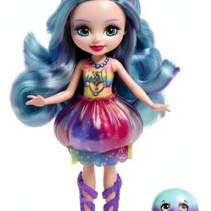 Enchantimals HFF34 Poupée Jelanie Méduse avec Jupe Amovible et-0