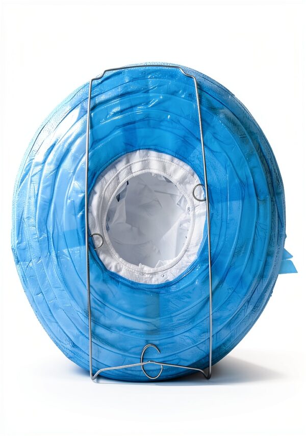 Méduses Lanternes en Papier lakigoes Luminarias 9 pièces bleu clair-4