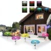 Lampes solaires d'extérieur SPORTARC en forme de méduse, fibre optique-2