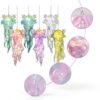 Mineup Lot de 6 Lanternes Méduses à Suspendre, Lanterne Méduse Lumineuse, Lampe à Suspendre en Forme de Méduse, Veilleuse créative à suspendre pour la naissance des enfants-3