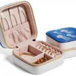 Boîte de rangement à bijoux de voyage méduse pour femmes et filles-0