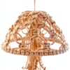 Ttiy Pendentif mural en macramé tissé méduse fait à la main pour chambre à coucher, décoration d'intérieur-2