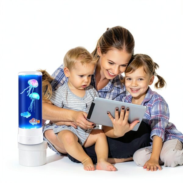 Lampe méduse LED SunaOmni 16 couleurs avec télécommande-4