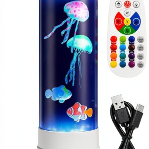 Lampe méduse LED SunaOmni 16 couleurs avec télécommande-0