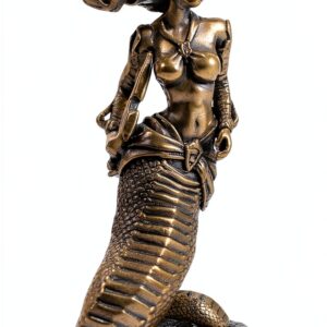 Statue Méduse Cabilock en Laiton, Sculpture Mythologique Décor Bureau-0