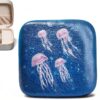 Boîte de rangement à bijoux de voyage méduse pour femmes et filles-1