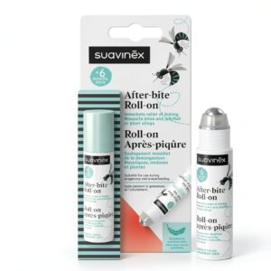 Suavinex, Roll On Après Piqûres Moustiques, Plantes et Méduses, Sans Alcool ni Ammoniaque, Adapté Peaux Sensibles, Grossesse et Allaitement, Bébés de +6 Mois, Soulage la Douleur, Calme la Peau, 15 ml-0