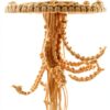 Ttiy Pendentif mural en macramé tissé méduse fait à la main pour chambre à coucher, décoration d'intérieur-3