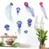 Stickers Muraux Méduse Océan Imperméables PVC Outanaya pour Chambre-5