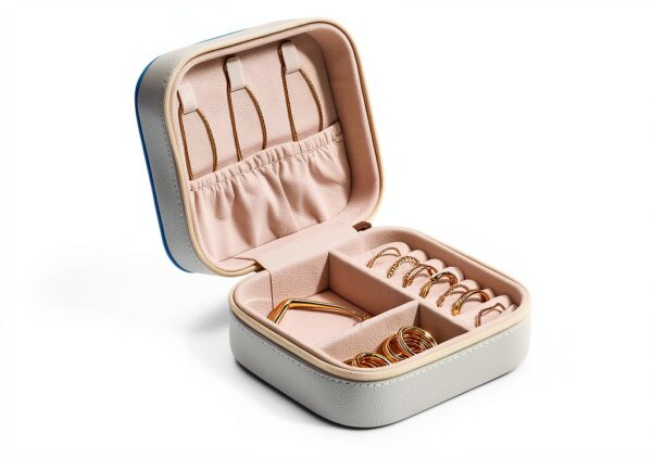 Boîte de rangement à bijoux de voyage méduse pour femmes et filles-5